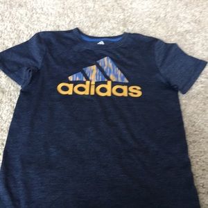 Blue adidas shirt